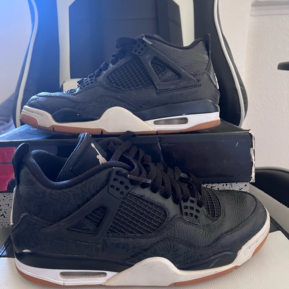 Air Jordan 4 retro laser gum bottom - Picture 2 of 6